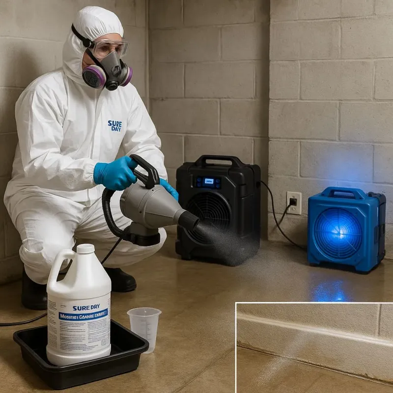 Sanitization and Odor Removal process in Thornton, CA