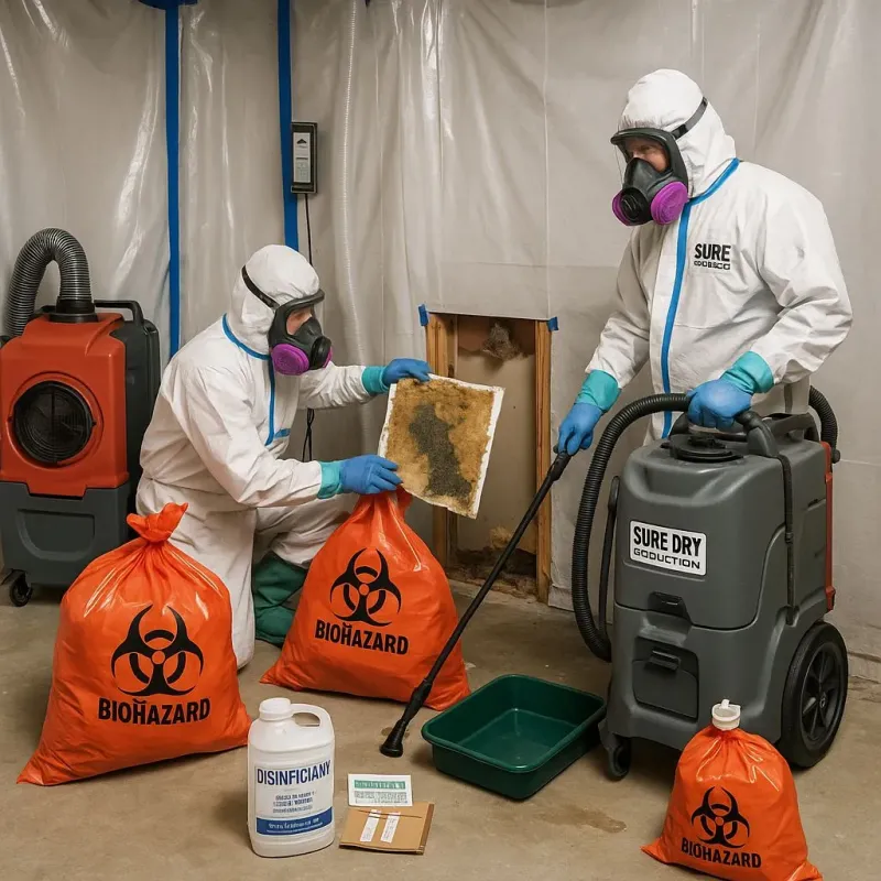 Contaminated Water Handling Protocols process in Thornton, CA